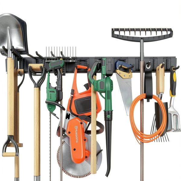 KOFANI Garage Tool Organizer Heavy Duty Steel Wall Mount-5