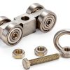 TPHUC Steel Beam Trolley 4 Wheels M10 Bolt Industrial Use-4