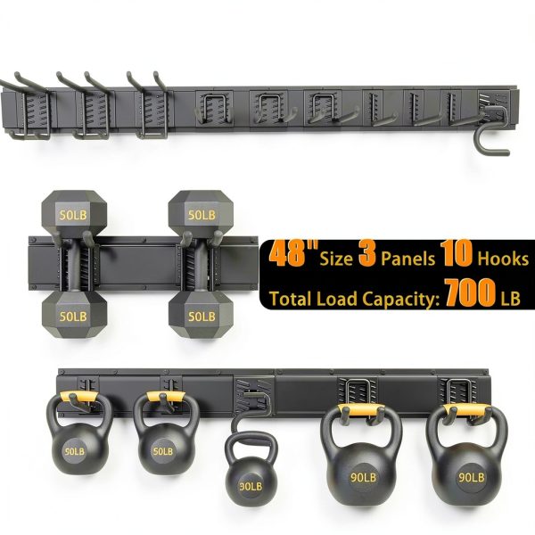 KOFANI Garage Tool Organizer Heavy Duty Steel Wall Mount-4