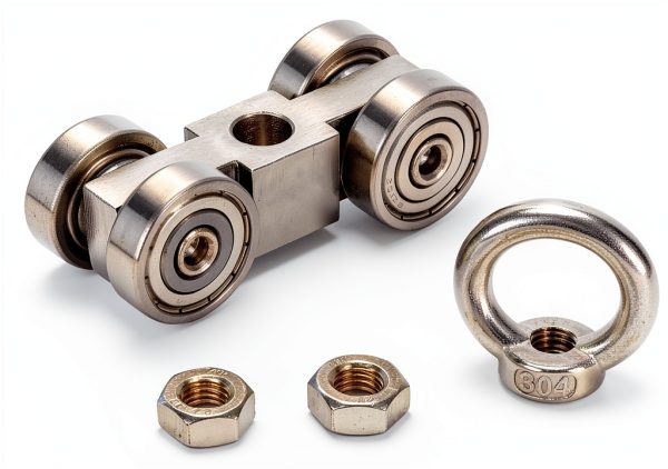 TPHUC 4 Wheel Beam Trolley Steel Construction Industrial Use-4