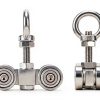 TPHUC Steel Beam Trolley 4 Wheels M10 Bolt Industrial Use-2