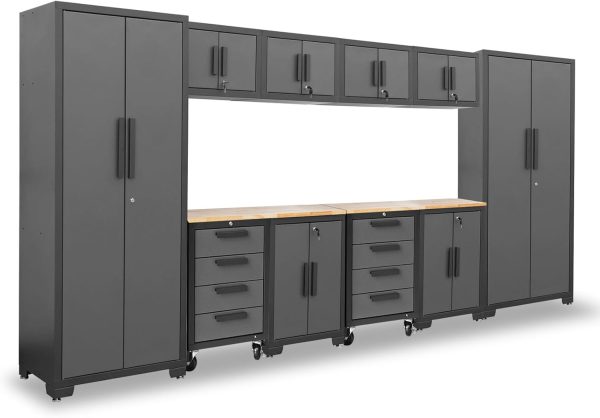 Torin Garage Storage Cabinet System Heavy Duty Lockable-0