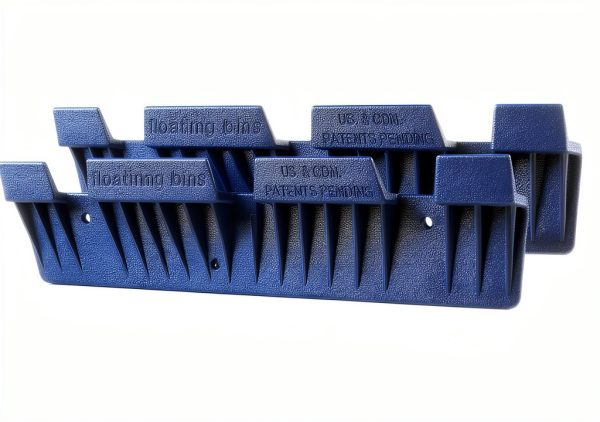 Nova Wall Mount Bracket Shelf Blue Plastic Garage-0