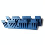 Nova Heavy Duty Wall Bin Mount HDPE 16 22 Gallon-0
