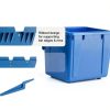 Nova Wall Mount Bracket Shelf Blue Plastic Garage-3