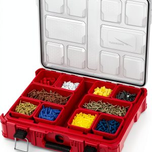 JNAB PACKOUT Modular Storage Organizer Red 10 Compartment Bin-0
