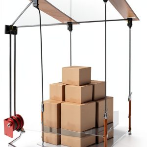 Garage Hoist xhuic Ceiling Mount Metal Pulley Winch 150lb-0