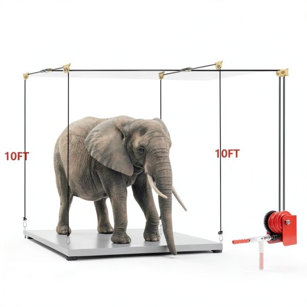 Tordale Retractable Garage Lift System GSL2025129 Duty 79in Reach-4
