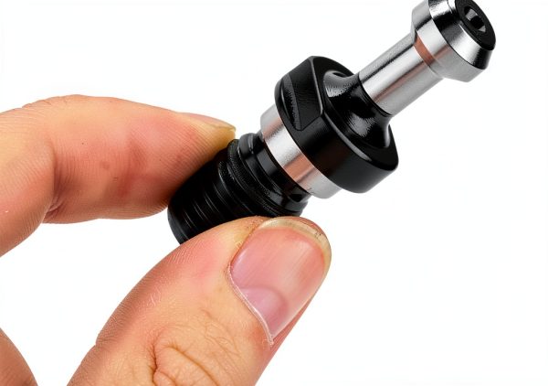 2pcs BT30 45 Degree Wrench Pull Studs Male Thread Retention Knobs With Center Hole For CNC Milling Tool Holder-3