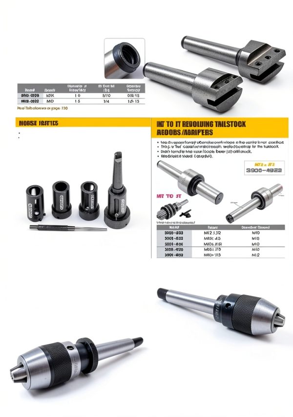 HHIP 3900-0140 Mt4 1" Morse Taper End Mill Holder-Drawbar End-4