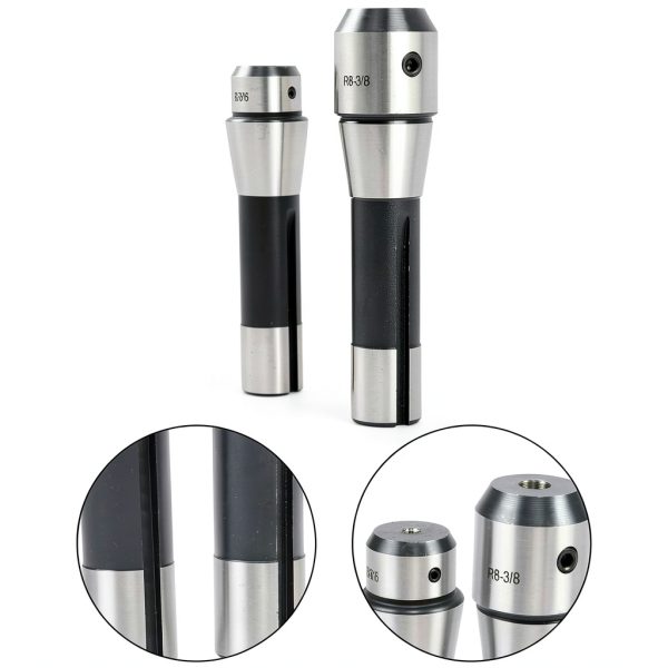 findmall R8 End Mill Holder Set 1/2 to 1-1/4 Inch for R8 Machines-2